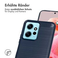 imoshion Brushed Back Cover für das Xiaomi Redmi Note 12 (4G) - Dunkelblau