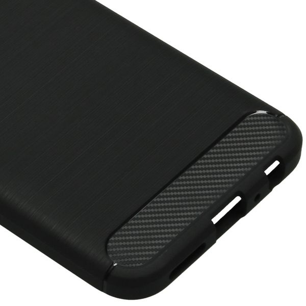 Brushed TPU Case für das OnePlus Nord N100 - Schwarz