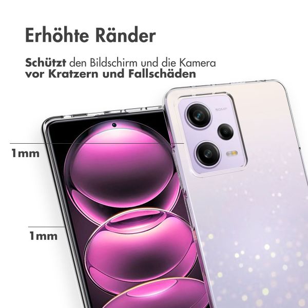 Accezz TPU Clear Cover für das Xiaomi Redmi Note 12 Pro - Transparent