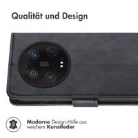 imoshion Luxuriöse Klapphülle für das Xiaomi 14 Ultra - Schwarz