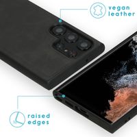 imoshion Entfernbare 2-1 Luxus Klapphülle Samsung Galaxy S23 Ultra - Schwarz