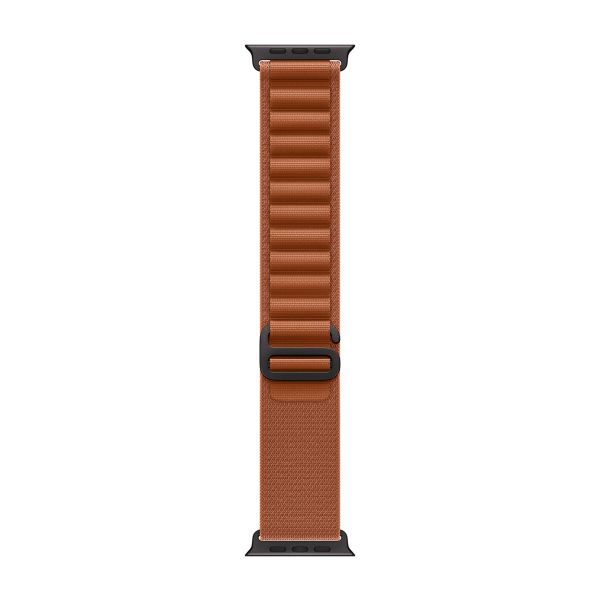 Apple Alpine Loop Armband für  Apple Watch Series 1 - 11 / SE / Ultra (44/45/46/49 mm) - Größe S - Terracotta / Black Titanium