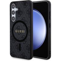 Guess 4G Classic Logo Back Cover Magnet Samsung Galaxy S24 Plus - Schwarz