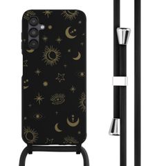 imoshion SilikonHülle design mit Band Samsung Galaxy A14 (5G/4G) - Sky Black
