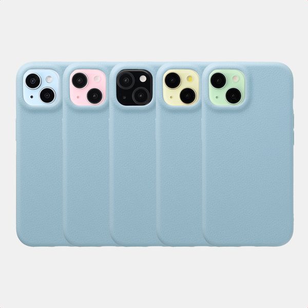 imoshion Texture Backcover Apple iPhone 15 - Hellblau