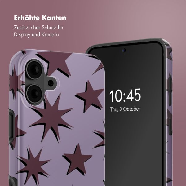 Selencia Vivid Rückabdeckung mit MagSafe Apple iPhone 16 - Stars Plum Lilac