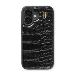 iDeal of Sweden MagSafe-Hülle aus veganem Leder Apple iPhone 17 - Black Croco