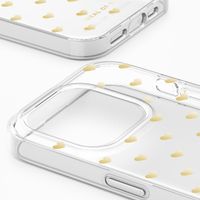 iDeal of Sweden Clear Case für das iPhone 15 Pro - Golden Hearts