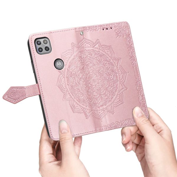 imoshion Mandala Klapphülle Motorola Moto G 5G - Roségold