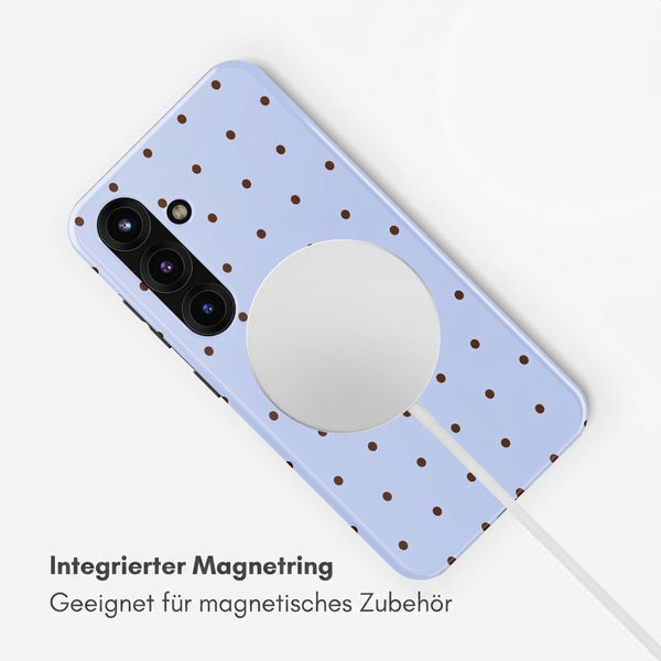 Selencia Vivid Rückabdeckung mit MagSafe Samsung Galaxy S25 - Happy Dots Digital Sky