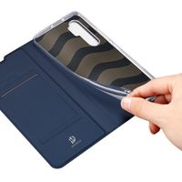 Dux Ducis Slim TPU Klapphülle Dunkelblau für Xiaomi Mi Note 10 Lite