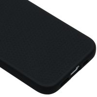Spigen Liquid Air™ Backcover Apple iPhone 12 (Pro) - Schwarz