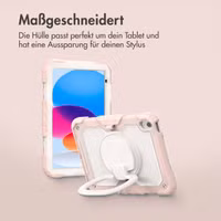 imoshion Rugged Kindersicher Schutzhülle Apple iPad 11 (2025) 11 Zoll A16 / iPad 10 (2022) 10.9 Zoll - Hellrosa