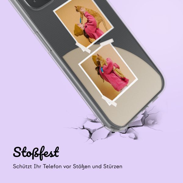 Personalisierte Hülle mit Filmrolle N°2 iPhone 14 - Transparent