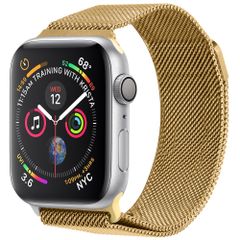 imoshion Magnetisches Milanaise Armband für Apple Watch | 44/45/46/49 mm - Gold