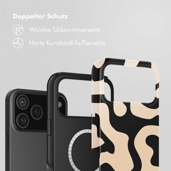 Selencia Vivid Rückabdeckung mit MagSafe Apple iPhone 18 Pro / 17 Pro - Art Wave Black