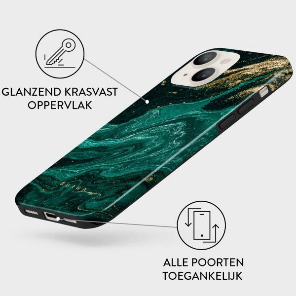 Burga Tough Back Cover für das iPhone 14 - Emerald Pool