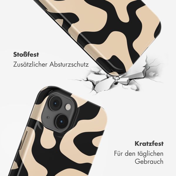 Selencia Vivid Rückabdeckung mit MagSafe Apple iPhone 14 - Art Wave Black