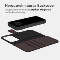 imoshion Herausnehmbare 2-in-1 Luxus-Bookcase Apple iPhone 18 Pro / 17 Pro - Braun