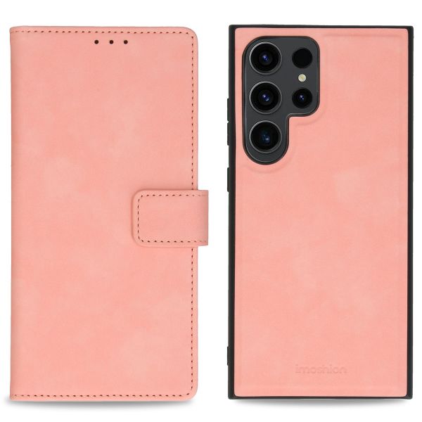 imoshion Entfernbare 2-1 Luxus Klapphülle für das Samsung Galaxy S24 Ultra - Rosa