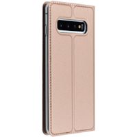 Dux Ducis Slim TPU Klapphülle Roségold für das Samsung Galaxy S10