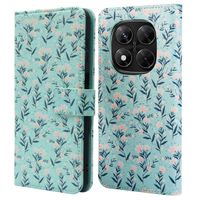 imoshion Design Klapphülle Xiaomi Redmi Note 14 Pro Plus (5G) - Blue Flowers
