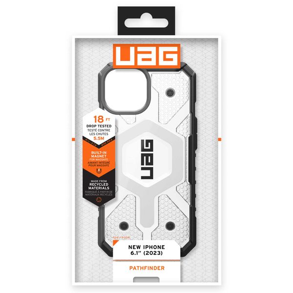 UAG Pathfinder Case MagSafe für das iPhone 15 - Ice