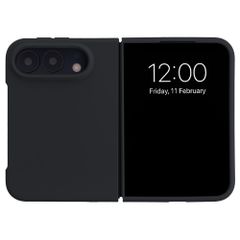 Accezz Liquid Silikoncase mit MagSafe Apple iPhone Duo - Schwarz