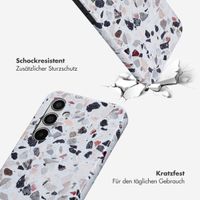 Selencia Vivid Tough Back Cover für das Samsung Galaxy A55 - Chic Terazzo