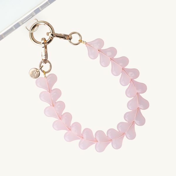Selencia Lova Herz-Handgelenkbande - Milky Pink
