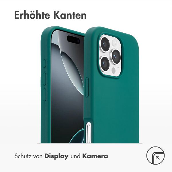 Accezz Liquid Silikoncase mit MagSafe iPhone 16 Pro - Forest Green