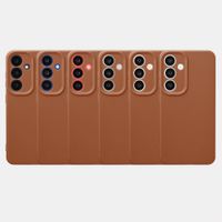 imoshion Texture Backcover Samsung Galaxy S25 - Braun