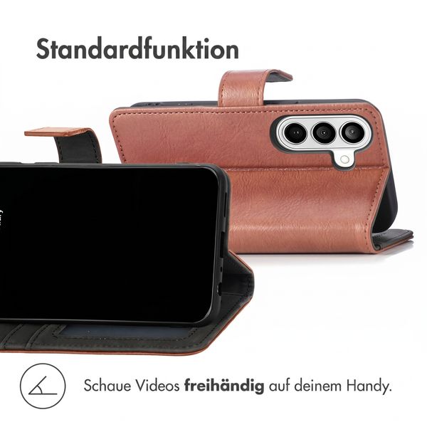 imoshion Luxuriöse Klapphülle Samsung Galaxy A27 (5G) - Braun