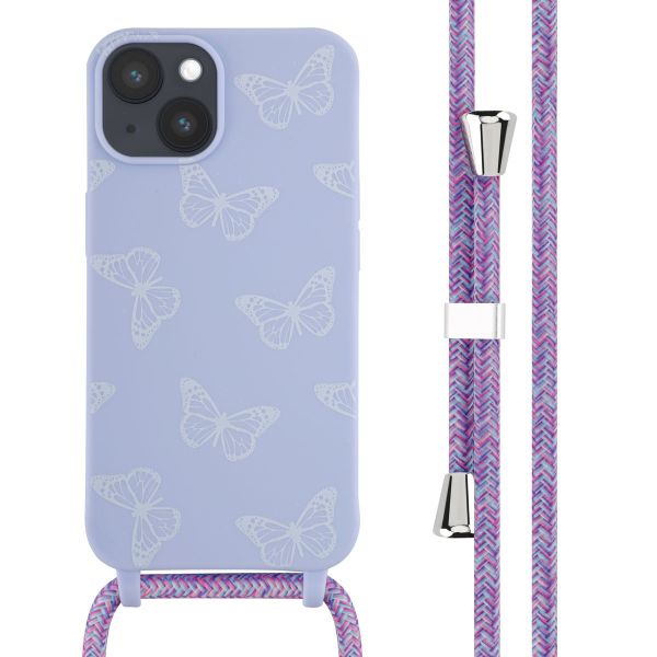 imoshion SilikonHülle design mit Band Apple iPhone 14 - Butterfly