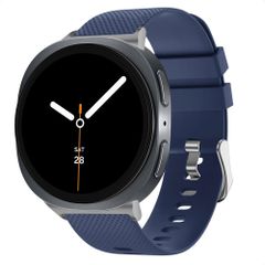 imoshion Flexibles Silikonarmband für das Samsung Galaxy Watch 8 (Classic) - 40 / 44 / 46mm - Dunkelblau