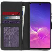 imoshion Luxuriöse Klapphülle Samsung Galaxy S10 Lite - Schwarz