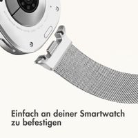 imoshion Mailändische Magnetarmband für Samsung Galaxy Watch 9 (40/44mm) / Watch 8 (40/44mm) / Classic (46mm) - Silber