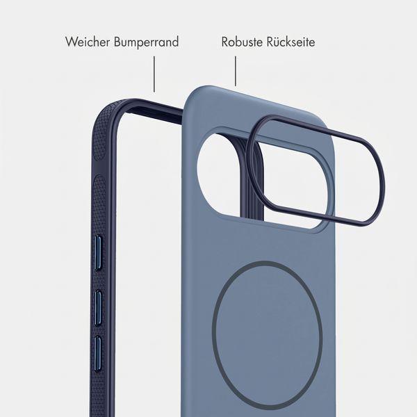 imoshion Color Backcover mit Thin MagSafe Ring Google Pixel 11 / 11 Pro / 10 / 10 Pro - Dunkelblau