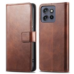 imoshion Luxuriöse Klapphülle Motorola Thinkphone 25 / Motorola Edge 50 Neo - Dunkelbraun