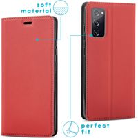 imoshion Slim Folio Klapphülle Samsung Galaxy S20 FE - Rot