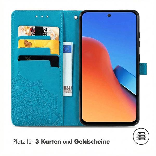 imoshion Mandala Klapphülle Xiaomi Redmi 12 - Türkis