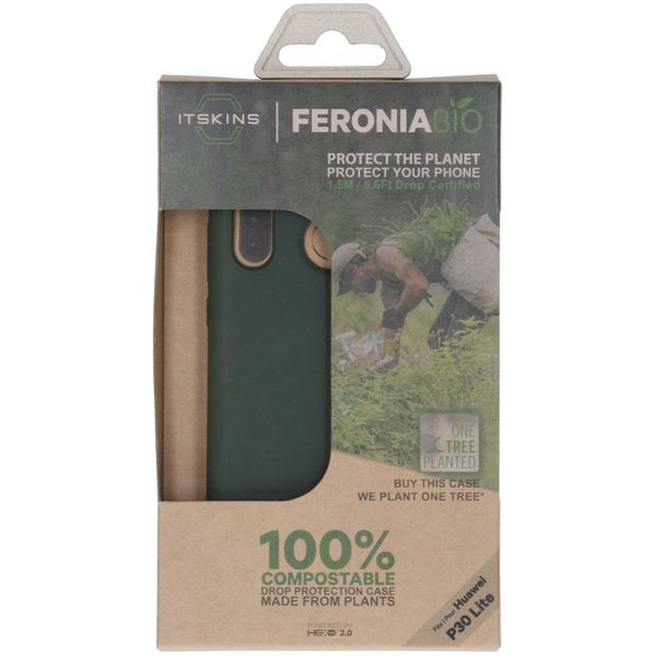 Itskins Feronia Bio Back Cover für das Huawei P30 Lite - Grün