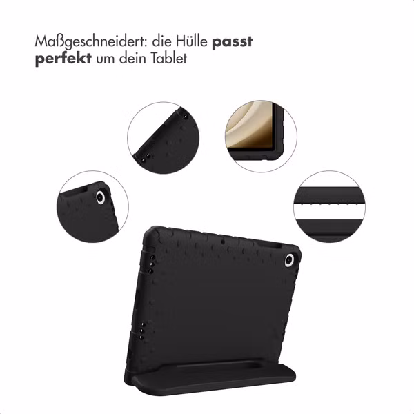 imoshion Schutzhülle mit Handgriff kindersicher Samsung Galaxy Tab A11 Plus / A9 Plus - Schwarz