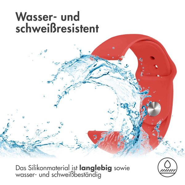 imoshion Silikonband Sport für das Samsung Galaxy Watch 7 40/44 mm - Rot