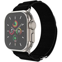 imoshion Nylon Alpine Armband für das  Apple Watch Series 1 t/m 9 / SE (38/40/41 mm) | Series 10 / 11 (42 mm) - Schwarz