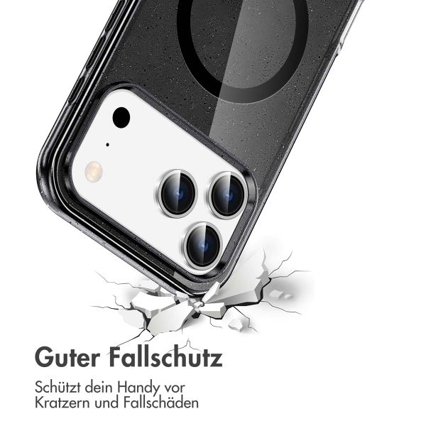 imoshion Sparkle Back Cover mit MagSafe Apple iPhone 17 Pro - Schwarz