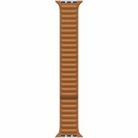Apple Leather Link Armband für das  Apple Watch Series 1 t/m 11 / SE / Ultra (44/45/46/49 mm) - Größe M/L - Golden Brown