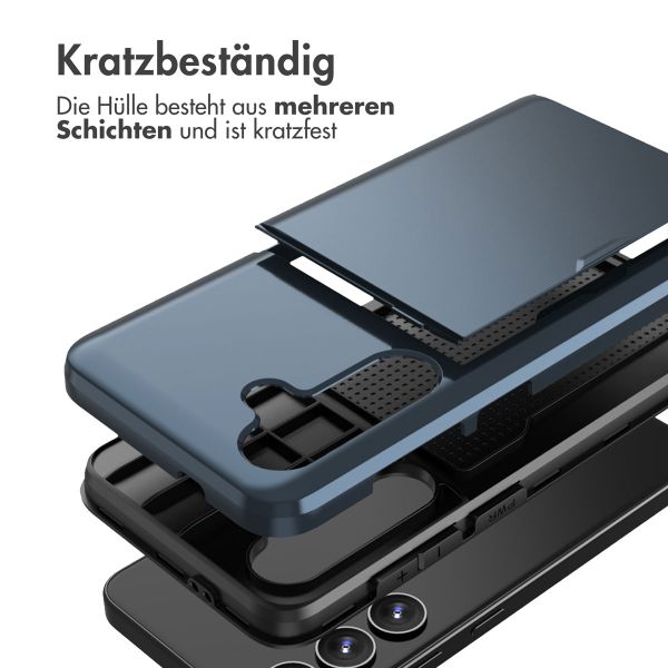 imoshion Backcover mit Kartenfach Samsung Galaxy S24 - Dunkelblau