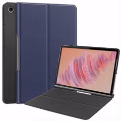 imoshion Klapphülle Lenovo Tab Plus - Dunkelblau