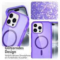 imoshion Sparkle Back Cover mit MagSafe für das iPhone 16 Pro Max - Violett